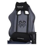 XMAX/Rio Balerion Antrasit Gri Kadife Terletmez Kumaş Gaming Oyuncu Koltuğu / 120 Kg Taşır 765334568765