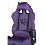 XMAX/Rio Balerion Terletmez Kadife Kumaş Mor Gaming Oyuncu Koltuğu / 120 Kg Taşır 1235563452331542