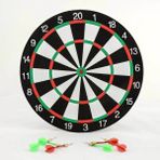 Xml Depot Çift Taraflı 30 cm Dart Tahtası ve 4 Adet Ok 6ALY716 - 3D