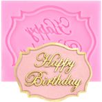 XMOLDNMS Happy Birthday silikon kalıplar, harfler, fondan, çikolata kalıbı, doğum günü kutlaması için, pasta dekorasyonu, Cupcake Topper Candy Gum Paste, polimer kil