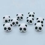 XNASU Heng Kong Panda kafa seramik boncuk kötü boncuk Sanzhu el yapımı DIY bilezik malzeme kolye takı aksesuarları