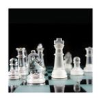 Xnews Glass Chess Cam Satranç Takımı (20 cm x 20 Cm)