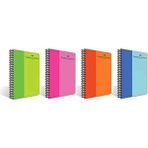 Xnews Pp Kapak Bicolor Spiralli Defter, 80 Yaprak, A4, Çizgili