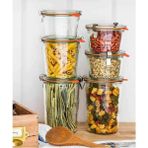 Xnewst New Mold Kavanoz Set 3 ( 2*850 Ml, 1*580 Ml, 3 * 370 ml ) Yeni