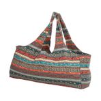 Xnferty Moda Baskılı Yoga Mat Çantası Yoga Mat Taşıyıcı Büyük Yoga Mat Tote Büyük Boy Etnik Stil Yoga Paketi Bagaj Çantası Spor Giyim Seyahat