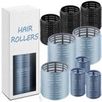 xnicx 9 adet Kendinden Kavramalı Saç Makaraları Seti, Uzun Orta Kısa Saçlar için Heatless Curlers Saç Makaraları, Uyumak İçin Isı Saç Kıvırıcıları Yok, Salon Kuaförlük Curlers, 3 Boyutta Saç