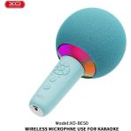 Xo BE50 Kablosuz Karaoke Mikrofonu Bluetooth 5.3 Şarjlı Taşınabilir Profesyonel Ses Değiştiricili - Mavi