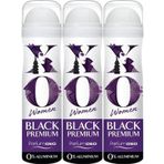 Xo Black Premium 3x150 ml Kadın Deodorant