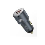XO-CC47 2In1 USB Araç İçi Çakmaklık 100W Hızlı Şarj Soketi USB+USB-C Port