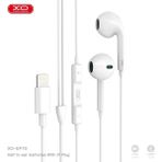 Xo EP70 iPhone Uyumlu Mikrofonlu Kulak Içi Kulaklık - Ses Kontrollü Beyaz Kablolu Kulaklık - Şeffaf
