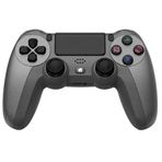 XO-GP6 Bluetooth ve Kablolu Oyun Kolu | PS4, PC, iOS, Android ve PS3 Uyumlu Çift Titreşimli Kablosuz Gamepad, 6 Eksen Jiroskop, Touchpad ve Kulaklık Jaklı RGB Oyuncu Kolu