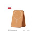 Xo LP04 AirTag Uyumlu MagSafe Katlanabilir Kartlık - Cüzdan ve Ayarlanabilir Telefon Standı Desert