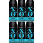 Xo Men-Erkek 6x150 ml Dynamic Deodorant