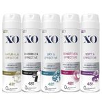 Xo Natural Invisible Dry Sensitive Soft Effective Karma 5'li 150 ml Kadın Deodorant