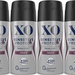 Xo Sensitive Protect Men 4x150 ml Deodorant