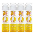 Xo Sunrise 4x150 ml Kadın Sprey Deodorant