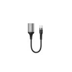 Xo Type-C to USB 2.0 OTG Adaptör Flash Bellek Çevirici Kablosu 480Mbps Veri Aktarım Destekli Siyah