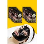 xolo 10 Adet Siyah Nokta Maskesi Mineralli Maden Çamuru Kürü Sürülebilir Yüz Maskesi XLM1318