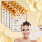 Xolo 5 Adet Altın Folyo Peg-40 Hint Yağı Maskesi Aydınlatıcı Yüz Maskesi Foil Mask 30ML XLM335
