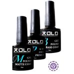 xolo Kalıcı Oje Protez Tırnak Base Coat Top Coat Primer Jel Oje Hazırlık Seti 3x10 ML Profesyonel