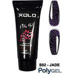 Xolo Simli Seri Polygel Protez Tırnak Oje Kalıcı Akrilik Jel Polijel Poly Gel 15ml - JadeS02