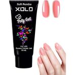 Xolo Yeni Polygel Protez Tırnak Jeli Kalıcı Oje Akrilik Akril Jel Fenomen Renkler Serisi Jel Polijel 15 ml - TEN PEMBE