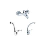 Xolotex Mix Banyo Bataryası + Mix Kuğu Eviye + Mix Kuğu Lavabo Bataryası
