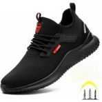 Xoutdoor Çelik Burunlu Aşınmaya Dayanıklı Kaymaz Siyah 45 İş Ayakkabısı