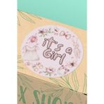 Xox Shops Boy And Girl Cinsiyet Parti Sticker Etiket Pembe Bebek Yapışkanlı - 90 Adet - ST2421