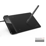 XP-Pen G430S grafik tablet veya kalem tablet kalemi tablet 8192 basınç hassasiyet seviyesi 266 RPS (G430S, siyah)