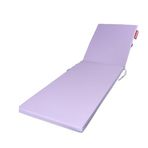 XPERMATE Fermuarlı Plaj Minderi Su Geçirmez Kumaş Katlanır ve Yıkanabilir Kılıf Spor Minderi 60x180x5 lila