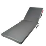 XPERMATE Fermuarlı Şezlong Minderi Su Geçirmez Kumaş Katlanır Kamp Minder Katlanabilir Plaj Minder 60x180