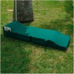 Xpermate Katlanır Şezlong Minder ve Puf Seti Su Itici ve Uv Korumalı Kumaş Yeşil Sunbed Ultımatecomfort