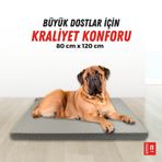 Xpermate Patiminder Köpek Yatağı Büyük Irk Köpek Yatağı 80 x 120 CM antrasit