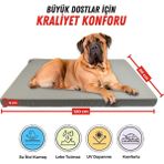 Xpermate Patiminder Köpek Yatağı Büyük Irk Köpek Yatağı Büyük Köpek Yatakları 80 x 120 cm - Antrasit - 120 x 80 cm