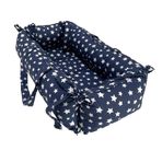 XPERMATE Portbebe Ana Kucağı, Puset Bebek Taşıma Çantası Kundağı 50x70 cm (Yıldızlı Lacivert)
