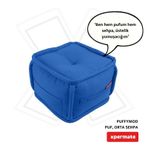 Xpermate Puffymod Dekoratif Kare Puf Orta Sehpa 40x40 Cm Mavi