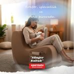 Xpermate Sünger Koltuk Tekli Yer Koltuğu Taşınabilir İskeletsiz Rahat Oturma Koltuğu Salon, Çocuk Odası, Balkon Kahverengi