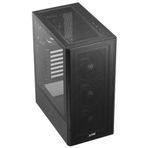 XPG Valor Mesh 750W 80+ Gold MATX/ATX Siyah Tempered Glass Yan Panel 4X 120 mm Rainbow Fan Mini-I Bilgisayar Kasası