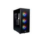 XPG Valor Mesh Siyah Rgb Mid Tower 750w 80+ Gold Gaming Kasa Parlak Siyah