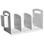 xPhone Store Basit Iron Bookshelf Öğrenci Masası Kitap Depolama Rafı (Beyaz) (Yurt Dışından)