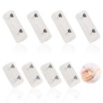 XPJBKC 8 adet elastik bandaj, 2 klipsli elastik bandaj, 7,5/10 cm x 4,5 m elastik bant, sabitleme bandajı, esnetilmiş, hava geçirir, rulo kompresyon bandajı, spor bandajı, ayak bileği, bilek, diz için
