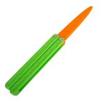 XPJBKC Butterfly Trainer, 3D baskılı kıpır bıçak, oyuncak, keskin plastik değil, havuç antrenmanı, kelebek, bıçak, eğitmen, yeni başlayanlar için kelebek bıçağı çalıştırıcı