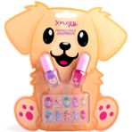 Xplote Fun Puppy Kız Çocuk Takma Tırnak Su Bazlı Oje Seti - Pembe