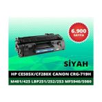 Xplus Canon I-Sensys MF6140DN 719H Siyah Ithal Muadil Toner 6.900 Sayfa