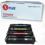 Xplus Hp W2030A 415A Çipli Uyumlu 4 Renk Muadil Toner Seti 2400 Sayfa - 1000 gr - Renkli