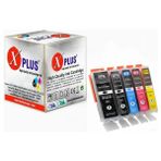 Xplus Xplus® Pixma Mg 5750 PGI-570XL / Clı -571XL 5 Renk Muadil Kartuş Seti 1000 Sayfa - Renkli