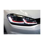 XPower Vw Golf 7 Uyumlu 7.5 J Dizayn Kırmızı Far Lambası 2012-2016