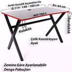 XPrime Noxus 140 cm Oyuncu Masası