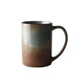 XPYGF565 Akıllı Kupa Kaba Terra Cotta Kahve Fincanı Retro Fırın Değişim Kupası Ev Büyük Kapasiteli Su Bardağı Ofis Çay Kupası Çift Süt Çay Kupası (Beden: B)